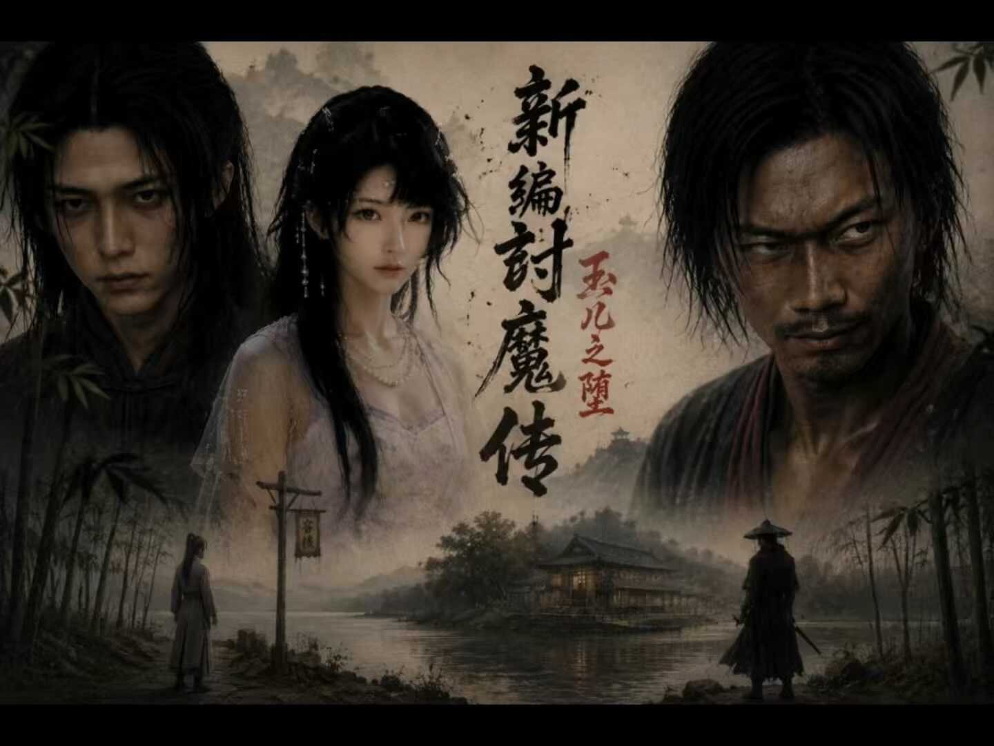 [AI视频系列][桐山遥-讨魔传新编-第1章-玉儿之堕-高清视频系列]-次元动漫